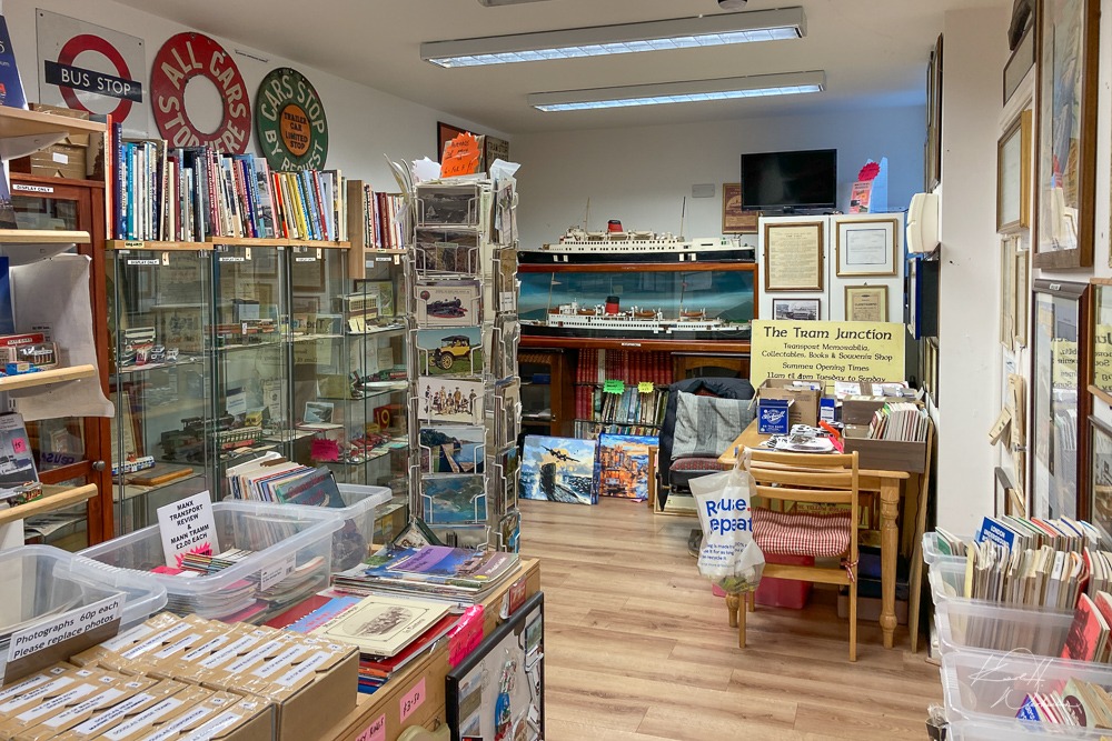 The Tram Junction Shop in Laxay auf der IOM