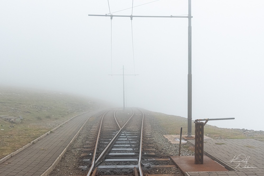 Weiche auf dem Snaefell Mountain